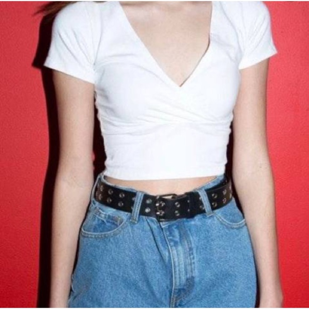 Brandy Melville White Amara Top